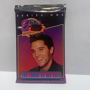 1992 The Elvis Collection The Cards of His Life 1 Sealed 12 Card Pack (MISC6)